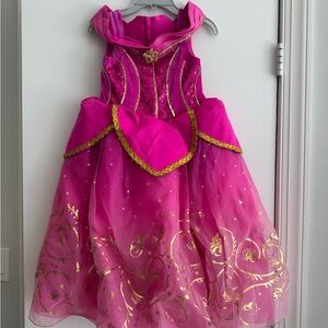 Disney Fuchsia and Gold Princess Dress